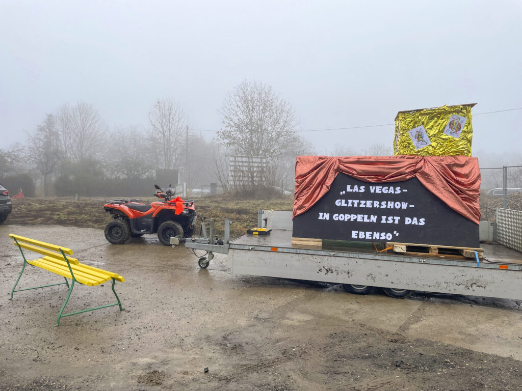 Nieselregen und fast Minusgrade... ein Karnevalist kennt keinen Schmerz...